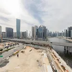 Canal View, Partial Burj Khalifa View, Brand New