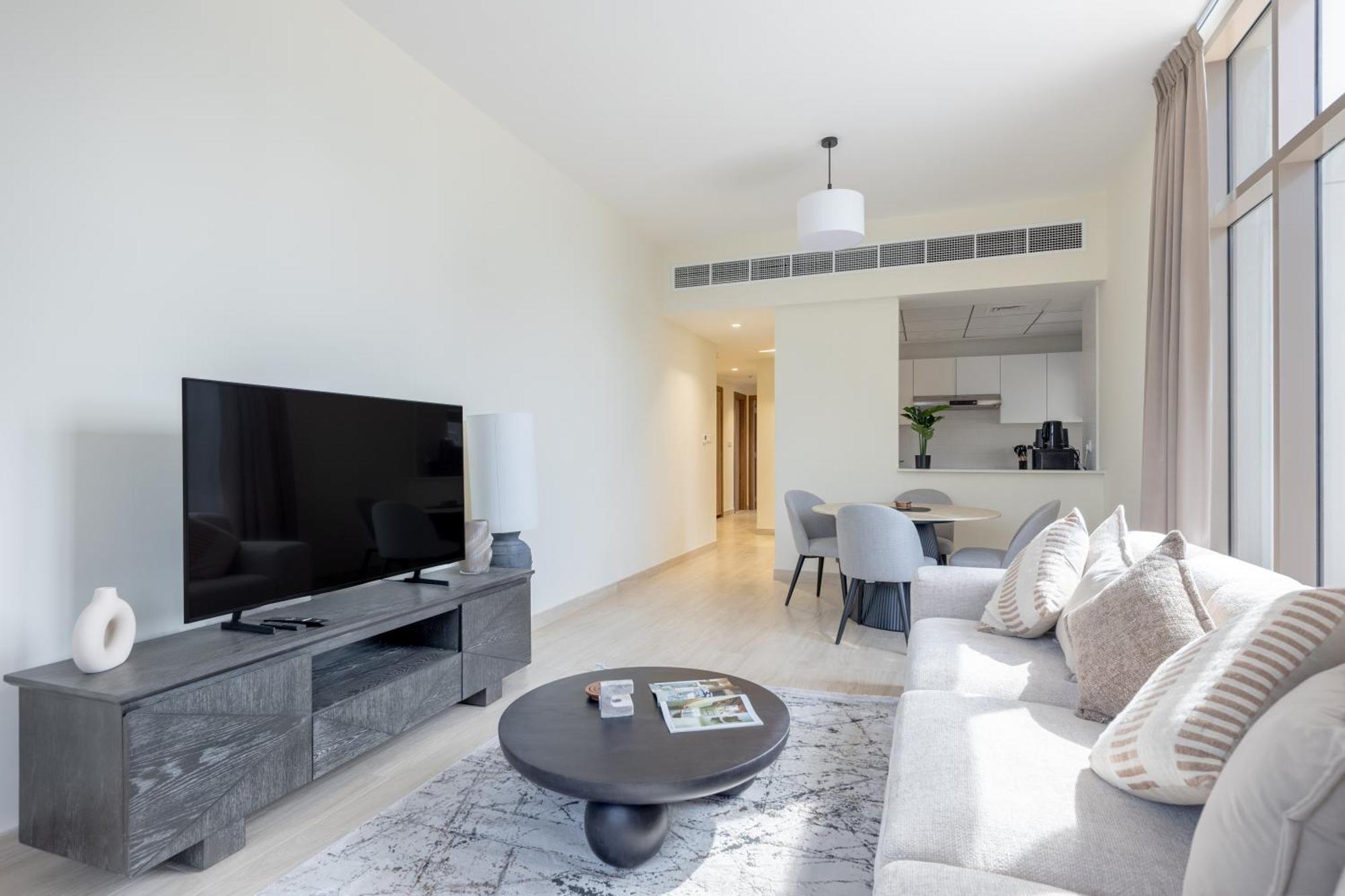 Canal View, Partial Burj Khalifa View, Brand New